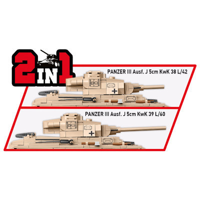 Конструктор Cobi Друга Світова Війна Танк Panzer III, 780 деталей (COBI-2562) Вінниця - фото 10