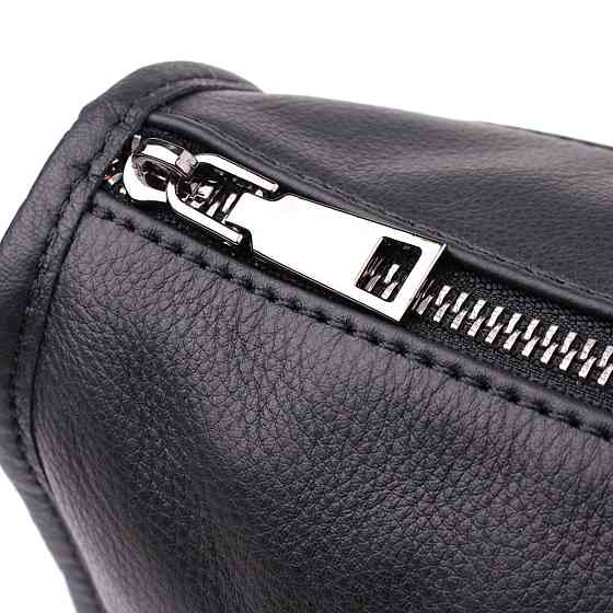 Сумка на плече з натуральної шкіри Vintage 23001 Чорний Київ