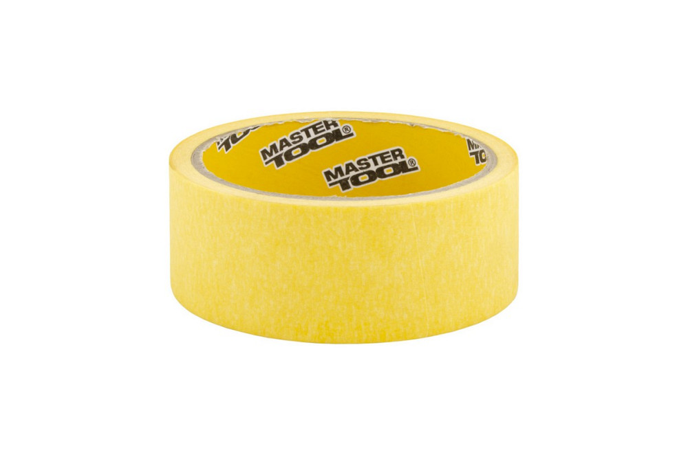 MASTERTOOL Стрічка малярна універсальна MASTERTOOL GripBond Easy 38 мм×15 м жовта 79-9903 Коломия - фото 1
