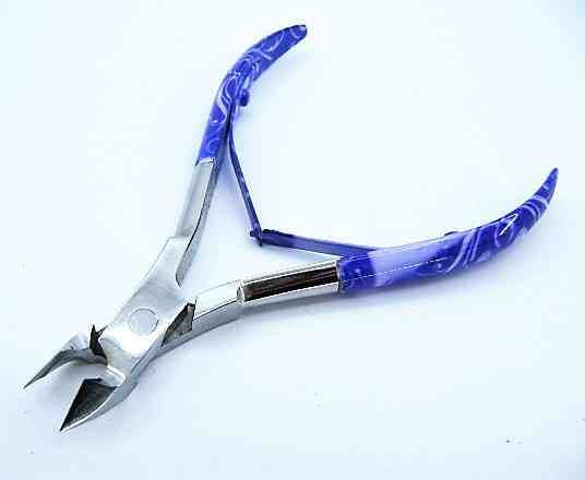 Кусачки щипцы для кутикулы Solingen цветные ручки Киев