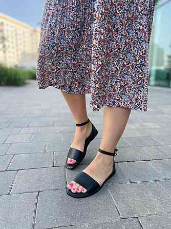 Tamei Босоніжки жіночі Tamei 0571-12 чорні (літо, шкіра натуральна) (5258) 39 Коломия