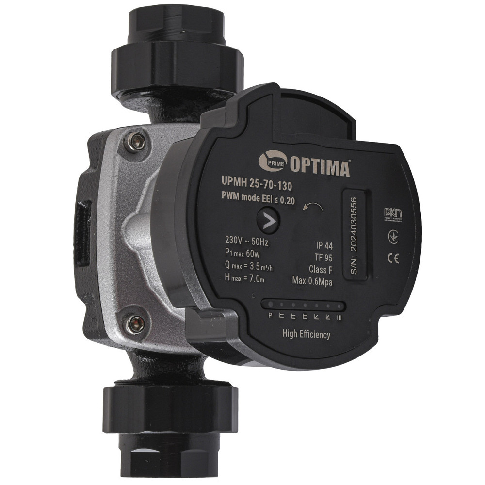 Насос циркуляционный энергосберегающий Optima PRIME UPMH 25-70AUTO 130мм + гайки (000027871) Киев - изображение 1