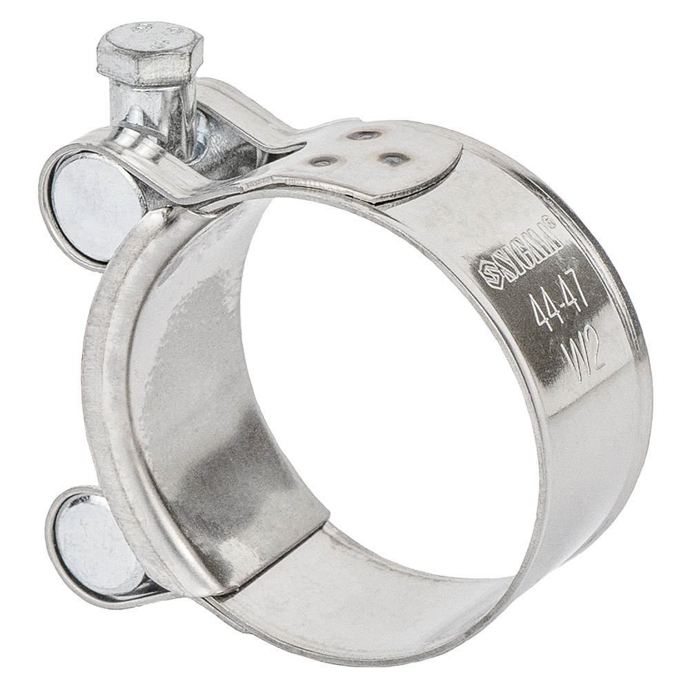 Хомут силовой нержавеющий 22мм Ø44-47мм (КРАТНО 5шт) SIGMA (2508151) Киев - изображение 4