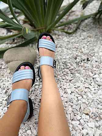 teona Босоніжки жіночі TEONA 165 блакитні (літо, шкіра натуральна) (4100) Коломия