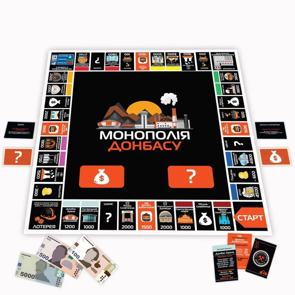 Настільна гра Монополія Донбасу PLR-0046 від 2 до 5 гравців Вінниця - фото 2