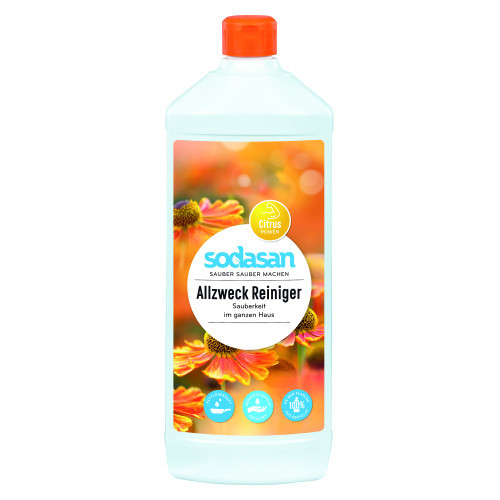 Органическое универсальное моющее средство Sensitiv SODASAN 1 л Киев - изображение 2