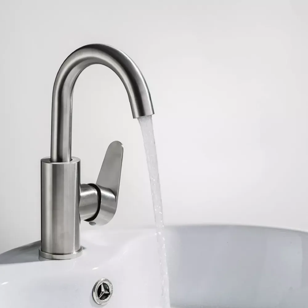 Змішувач для умивальника Frap F1348 сатин Київ - фото 2