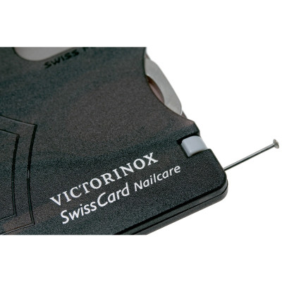 Мультитул Victorinox SwissCard NailCare Transparent Black (0.7240.T3) Винница - изображение 4