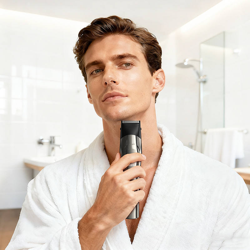 Машинка для стрижки HOCO HP26 600 mAh. IPX6. Multi-function electric clipper grooming set Metal Gray Одеса - фото 7