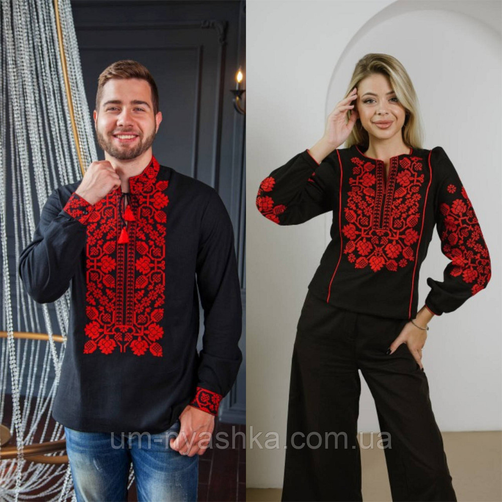 Жіноча вишиванка натуральна "Владана чорна" р.S-XХL Кривий Ріг - фото 7