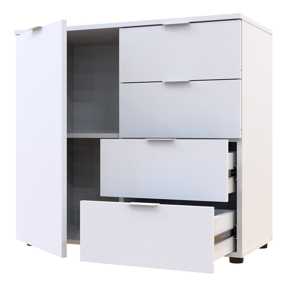 Комод в гостиную Doros Рон 1 80х38х81 см Белый (DRS-011292) Днепр - изображение 2