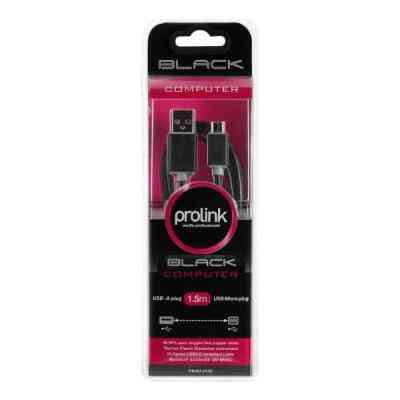 Дата кабель USB 2.0 AM to Micro 5P 1.5m Prolink (PB487-0150) Винница
