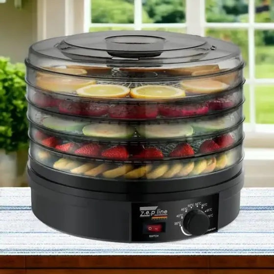 Сушилка для овощей и фруктов Zepline ZP-029 сушилка дегидратор 800 Вт Черная Коломия