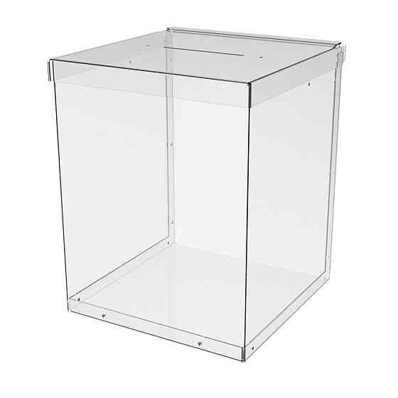 Ящик EKOSTAR без замка для пожертвований и сбора денег 200x200x250. Объем 10 литров Киев