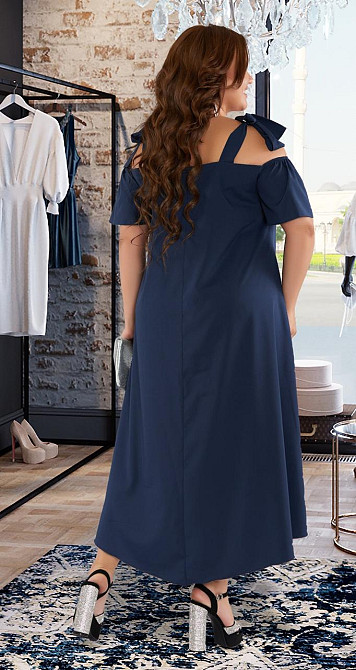 Расклешенный сарафан с завязками большого размера Киев - изображение 4