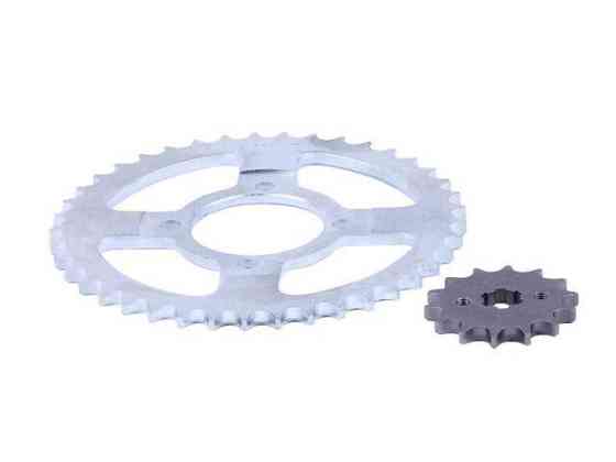 Зірка задня та зірка передня 41Т/14Т 428H на мопед Альфа, к-т: 2 шт. Мукачево