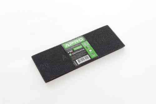 Сітка абразивна APRO P120 105*280 мм електрокорунд (10 шт.) Рівне