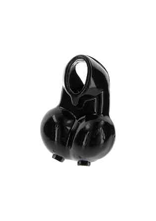Кольцо для пениса с держателем для мошонки Toy Joy Manpower черное Sex Aura Киев