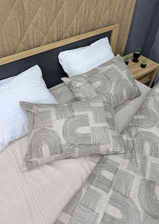 Комплект постельного белья Поплин, Decorator Cotton Lux Collection Branch Полуторный 145х215 Бежевый (88-126) Киев