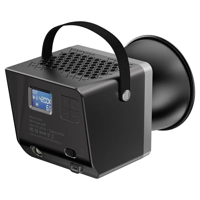 Постійне світло міні 60Вт CRI 95+ 2700-6500К Bi-Color COB Mini Bowens Ulanzi LT005 Київ - фото 2