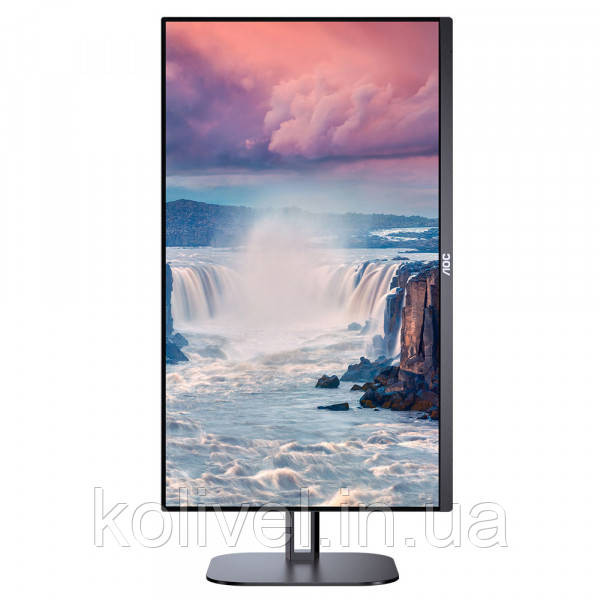 TFT 23.8" AOC 24V5C/BK, FHD, IPS, 119% sRGB, 75Гц,1 мс, HDMI, DP, USB-C, USB-hub, Pivot, кол, чорень (24V5C/BK) Київ - фото 4