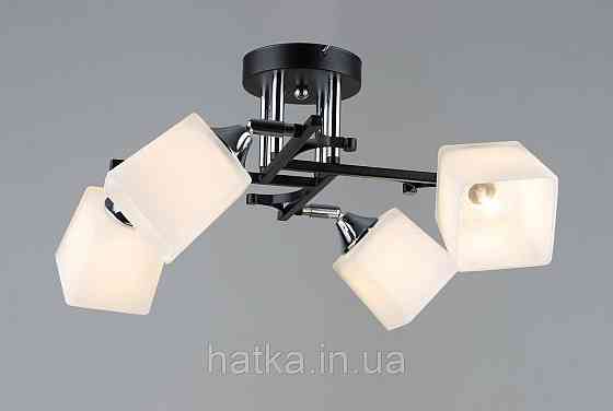Люстра B N5488/4 BK+CH на 4 плафона Київ