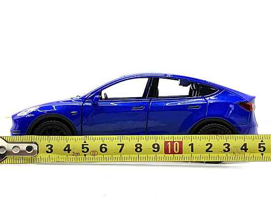 Машина Автосвіт Tesla Model Y інерційна відчиняються двері капот багажник 16см Синя (AP-1968) Чернігів
