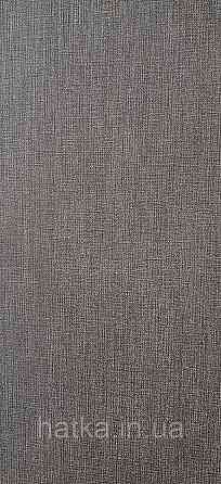 Шпалери вінілові на флізеліні гарячого тиснення DU&KA Him 1.06х10 однотонні тонкі смужки чорні з глянцем Київ