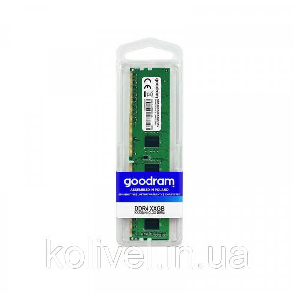 DDR4 32GB 3200MHz GoodRAM, Retail (GR3200D464L22/32G#) Київ - фото 2