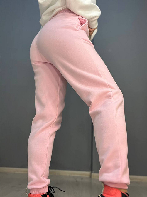 Штаны женские Pepper&mint 24-13 спортивные джоггеры резинка на талии утепленные розовые, розовый, L Киев - изображение 19