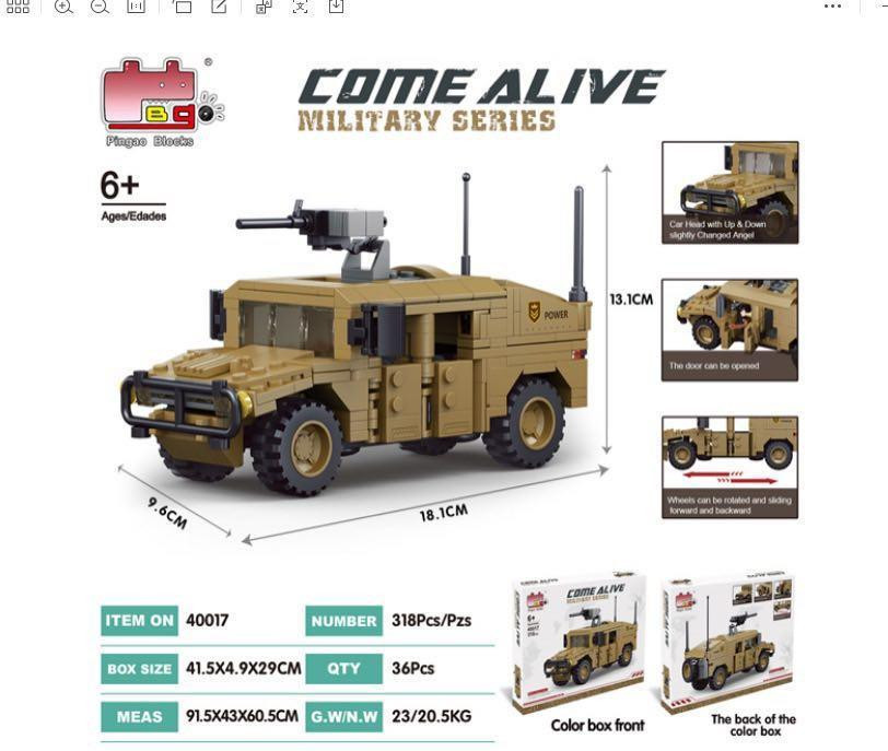 Конструктор Come Alive 40017 Hummer на 318 деталей Одесса - изображение 2