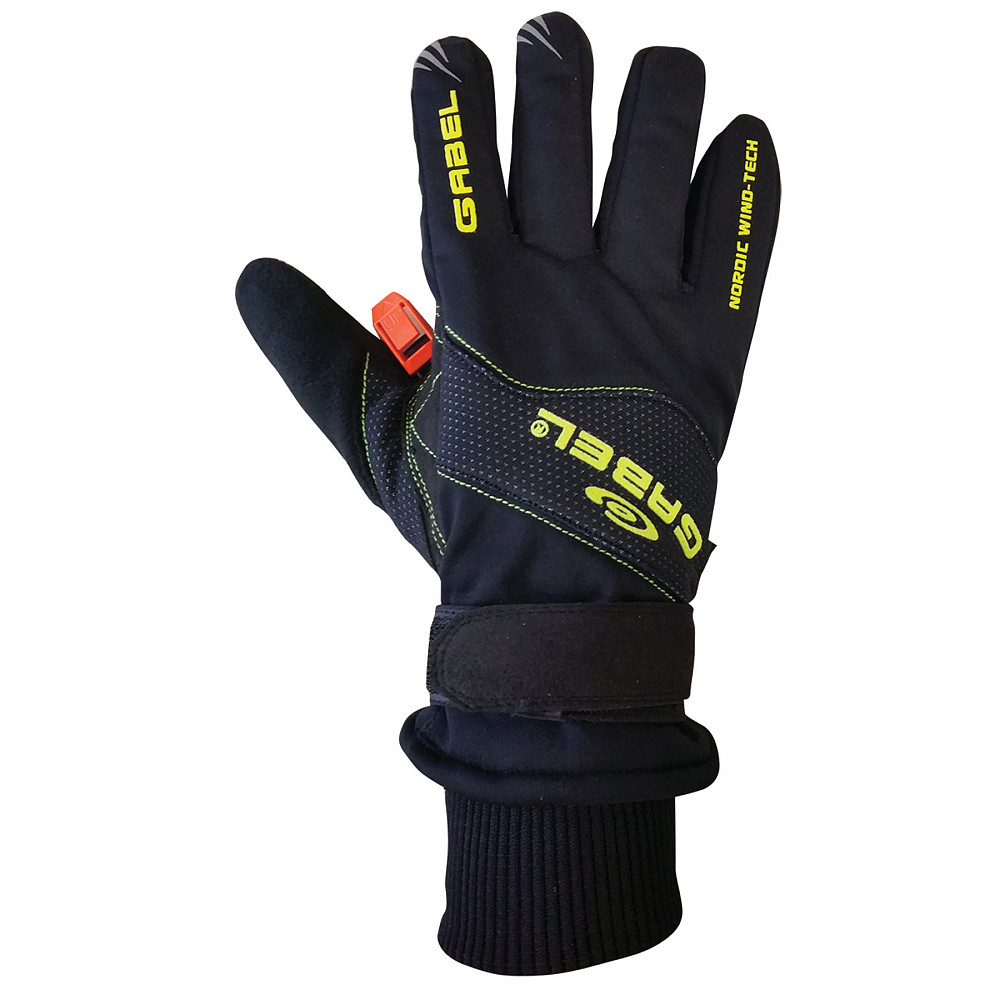 Рукавицы для скандинавской ходьбы Gabel Wind Tech N.C.S. Black/Green M (8015012100008) Вінниця - фото 2