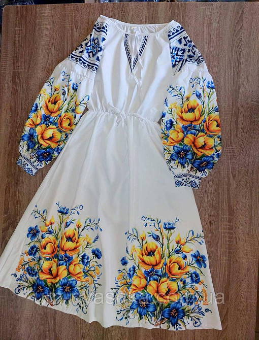 Жіноча сукня з узором Маки Кривий Ріг - фото 3