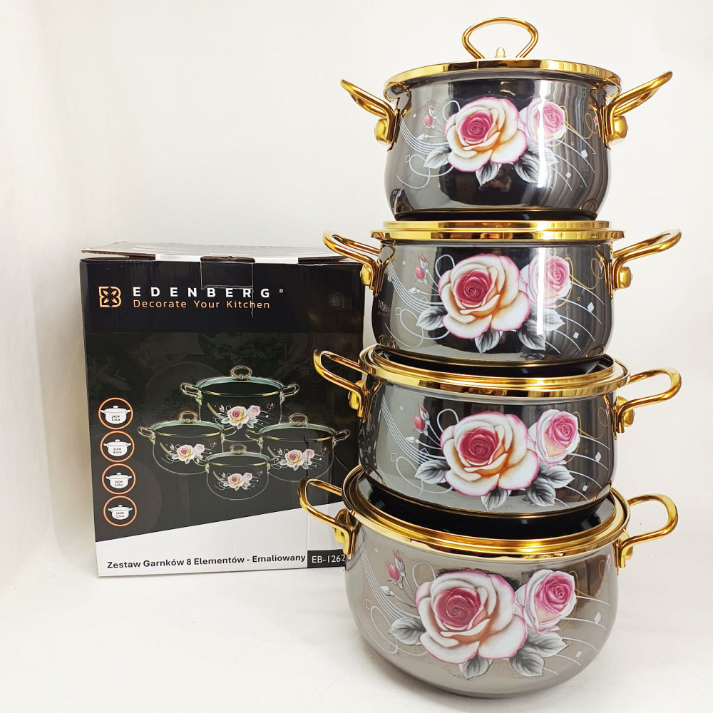 Каструля з нержавіючої сталі, Набір каструль з антипригарним покриттям, Набір каструль зі сталі OV-54 Львів - фото 9