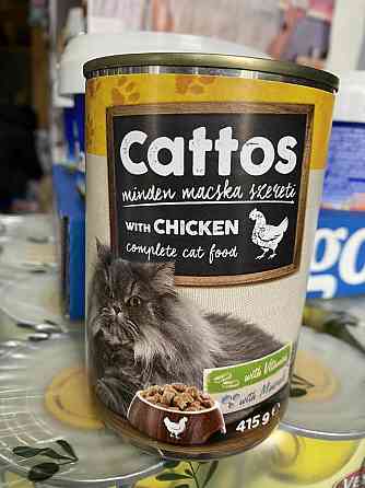 Cattos с курицей 415 г - полнорационный влажный корм для котов | Вкусный и питательный Киев