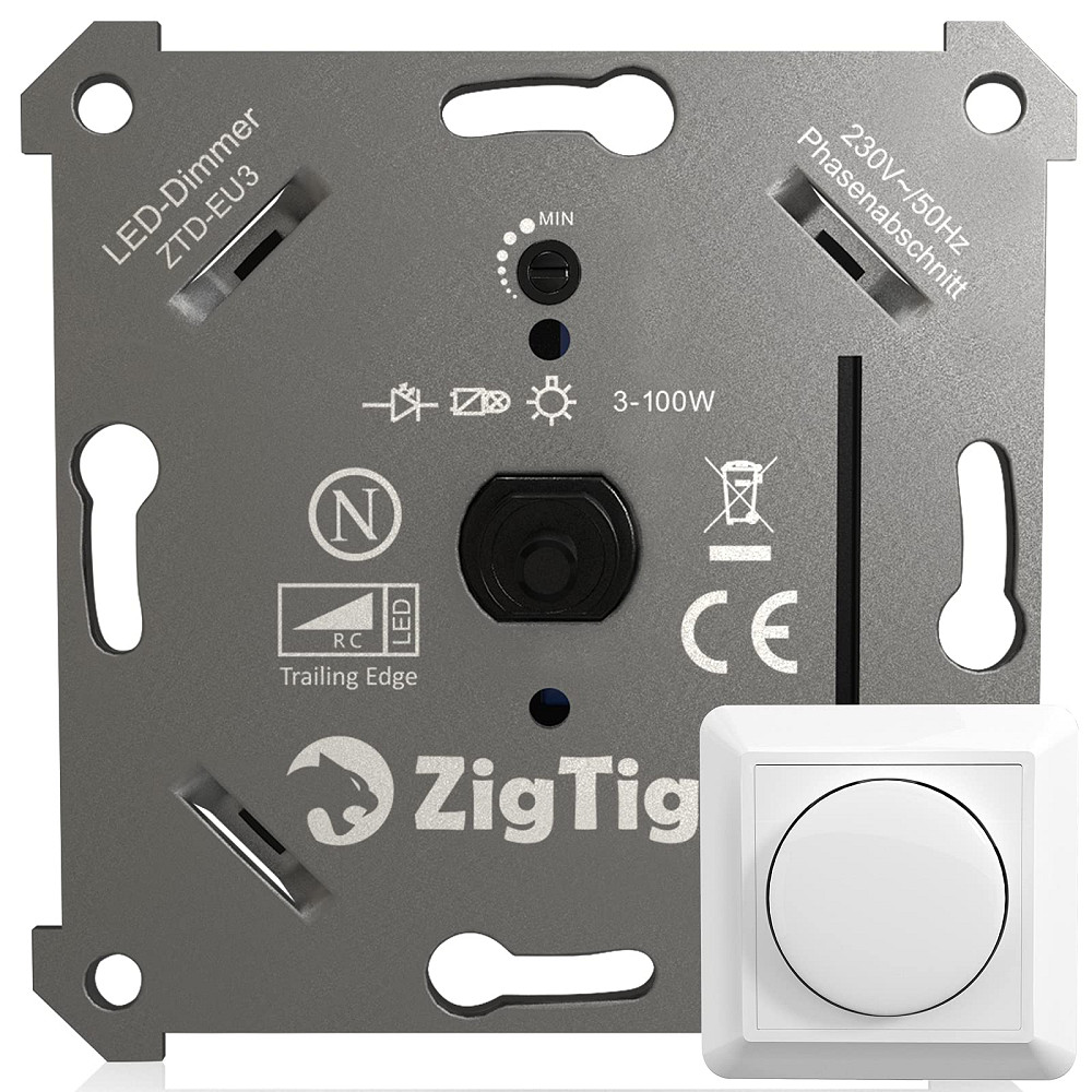 Регулятор яскравості світла Zigtiger ZTD-EU3 Луцк - изображение 1