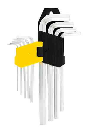 MASTERTOOL Ключі шестигранні MASTERTOOL CrV 1,5-10 мм 74/172 мм набір 9 шт 75-0956 Киев