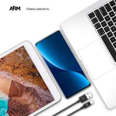 Дата кабель USB 2.0 AM to Type-C 1.2m AMD718BL black Armorstandart (ARM64372) Винница