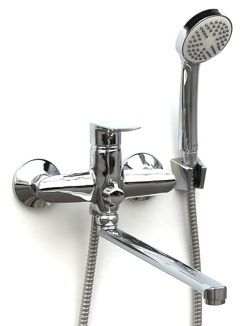 Змішувач у ванну кімнату Zerix JKC-A439 з довгим виливом і душем (ZX2925) Чернівці - фото 2