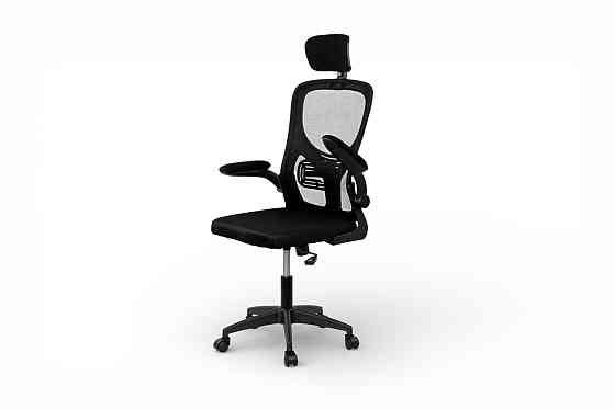 Стілець офісний Тонус, чорний/чорний Киев