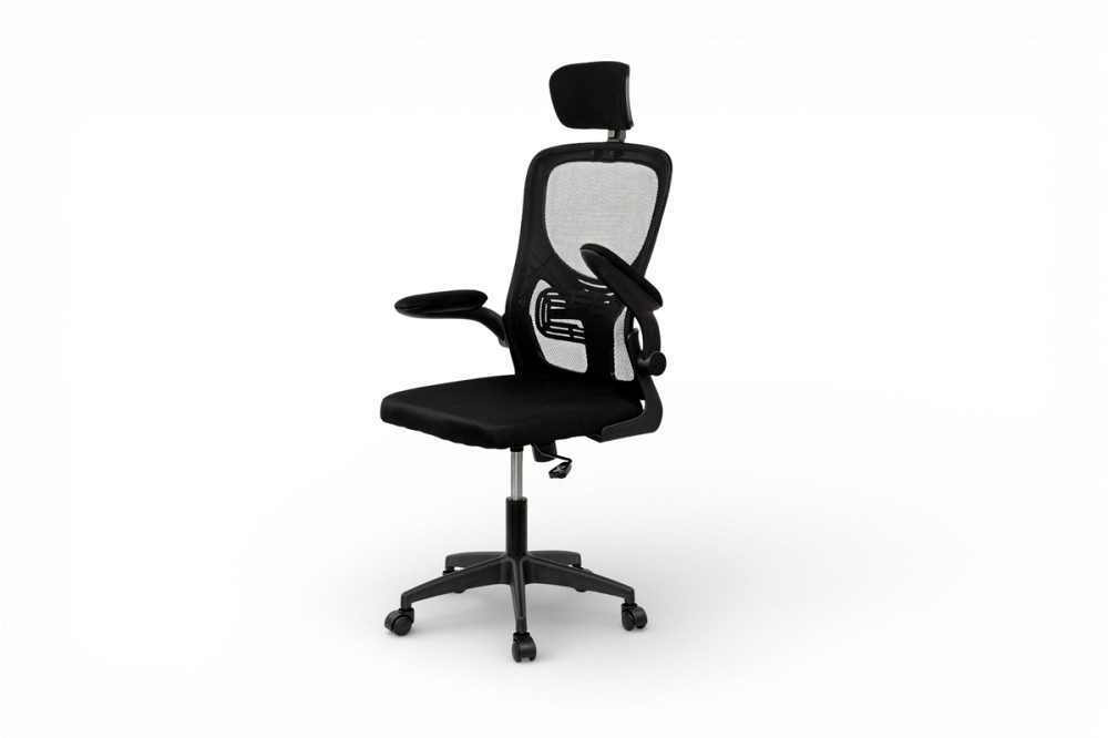 Стілець офісний Тонус, чорний/чорний Киев - изображение 6