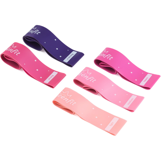 Набір резинок для фітнесу Queenfit 0,5-30кг Q-66258 Киев