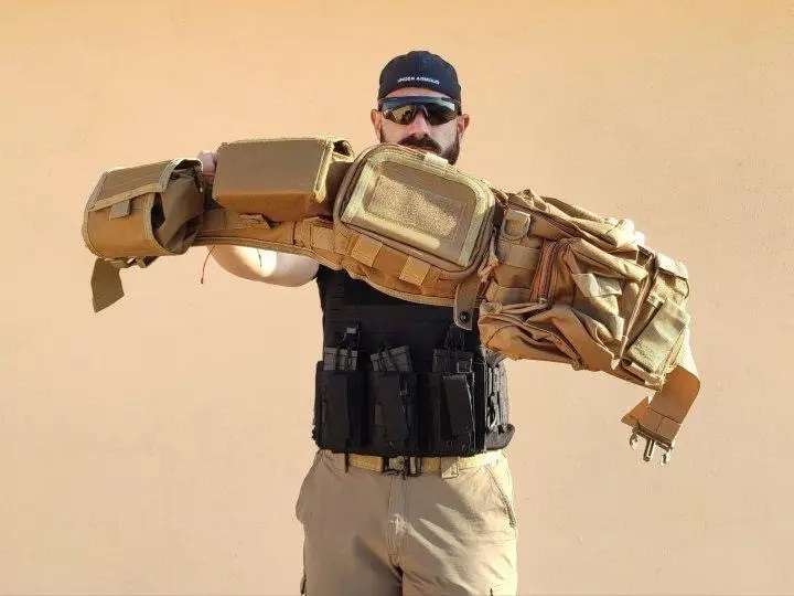 Тактический разгрузочный пояс Yakeda с подсумками и системой Молли Койот Киев - изображение 3