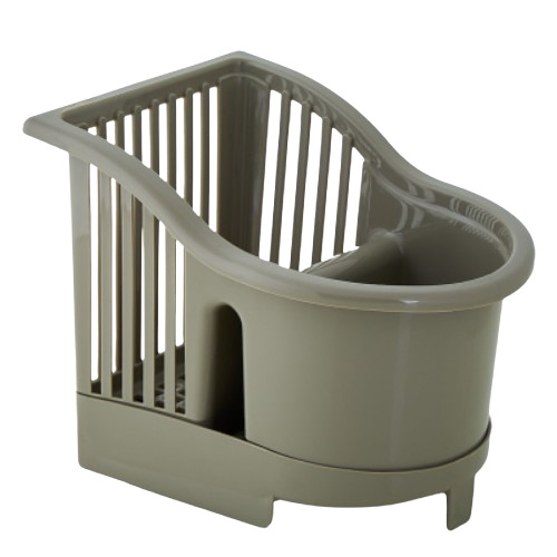 Підставка для столового приладдя 17*13*14см пластик какао Алеана Житомир - изображение 1