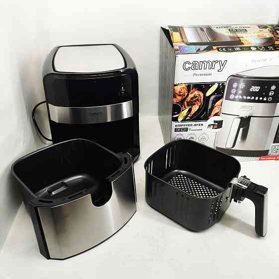 Аэрогриль для готовки без масла Сamry СR-6311 5л 2500Вт, Электрофритюрница, Картошка фри без масла JL-48 Львов