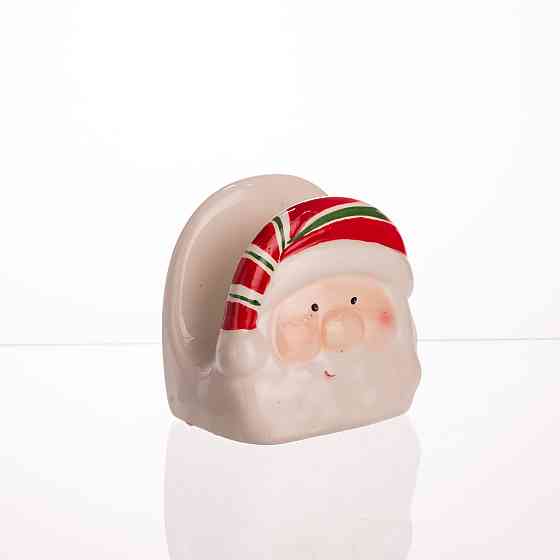 Фарфоровий тримач для салфеток Santa Ø15 см Київ