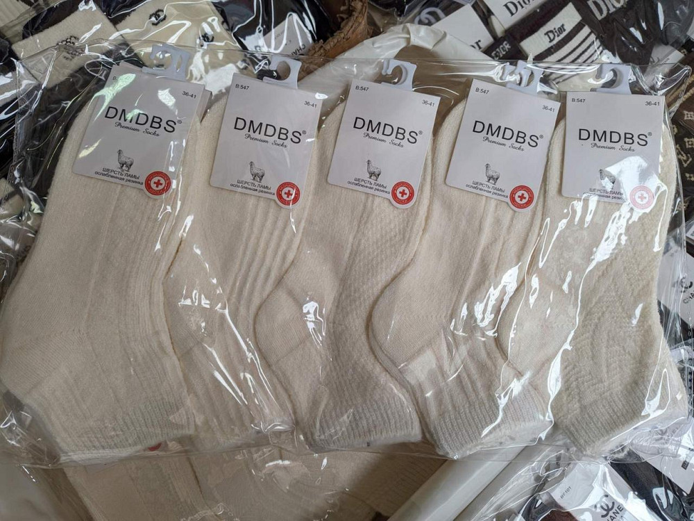 Носки женские шерстяние DMDBS (5 шт в уп). Размер 36-41 Киев - изображение 4