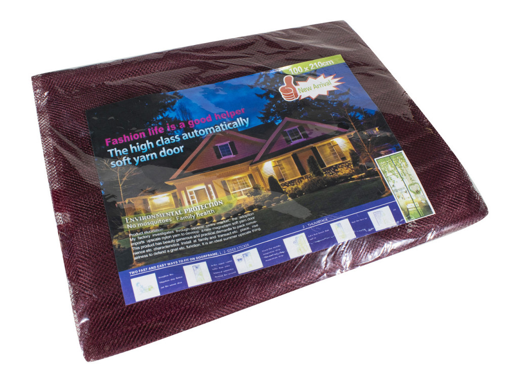 Дверная антимоскитная сетка на магнитах черный, голубой , коричневый,бордовый Днепр - изображение 2