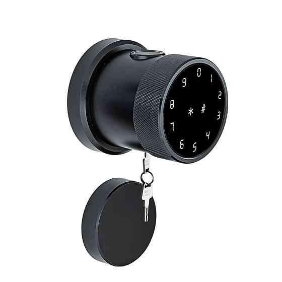 Розумний біометричний замок зі сканером відбитка пальця Livolo чорний (VL-SHL002-B) Коломия