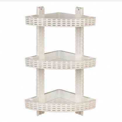 Полка для ванной Ротанг угловая (белая, бежевая) Харьков